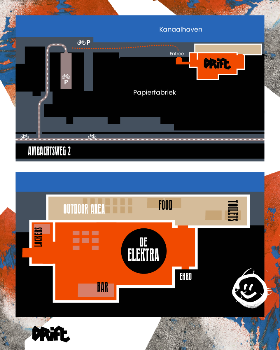 Drift in de Papierfabriek plattegrond